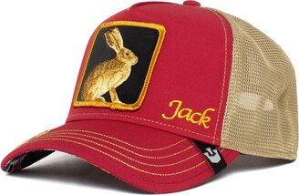 Jacked Rabbit Patch Trucker Hat