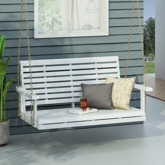 Tasmania Outdoor Acacia Wood Porch Swing