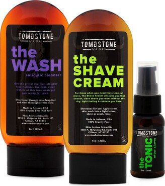 Tombstone For Men The Supreme Beard Care Kit - The Wash, The Shave Cream, & The Tonic