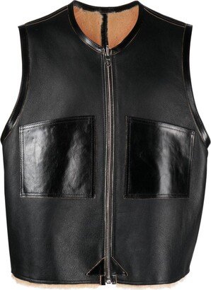 Shearling Reversible Gilet