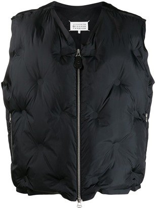 Cropped Quilted Gilet