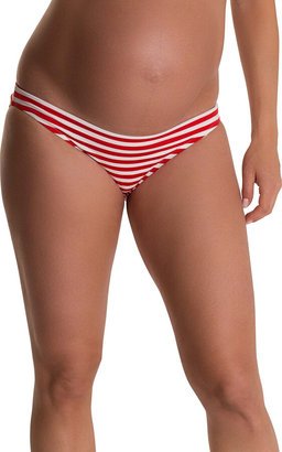 Maternity Isabella Striped Bikini Swim Brief