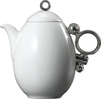 Geometrica Silver Teapot