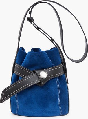 Mini Signet Bucket Bag in SAPPHIRE