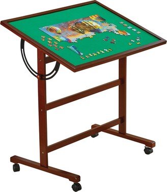 Collections Etc Adjustable Portable Jigsaw Puzzle Tilting Table Brown