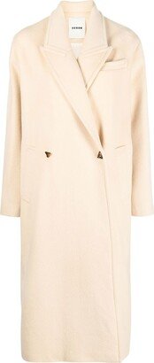 Haven double-breasted wool coat