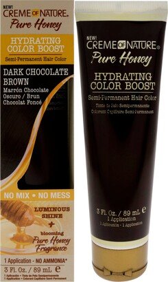 Pure Honey Hydrating Color Boost Semi-Permanent Hair Color - Dark Chocolate Brown by for Unisex - 3 oz Hair Color