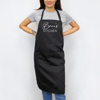 Custom Name Apron, Personalized Kitchen Apron Gifts, Engagement Bride Mrs Hostess Gift