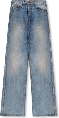 Wide Leg Jeans - Blue