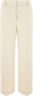 Mid-Rise Tailored Trousers-AM