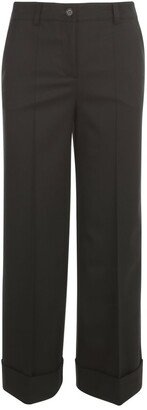 Wide Leg Tailored Trousers-AK