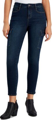 Juniors' Cargo High Rise Skinny Ankle Jeans