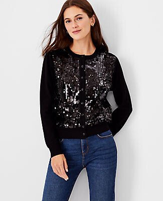 Sequin Front Ann Cardigan