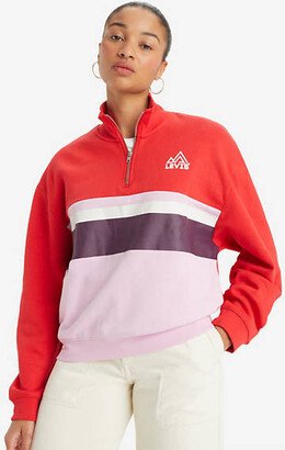 Graphic Rue 1/4 Zip Sweatshirt