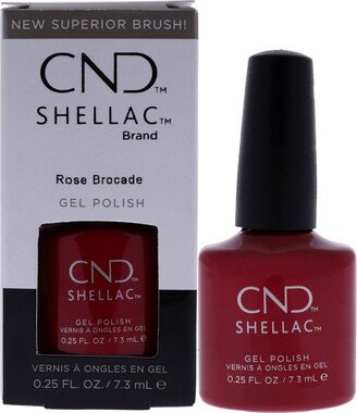 Shellac Nail Color - Rose Brocade by for Women - 0.25 oz Nail Polish