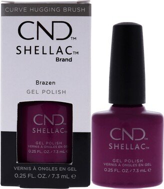 Shellac Nail Color - Brazen by for Women - 0.25 oz Nail Polish