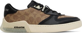 Brown & Black Citysole Court Sneakers