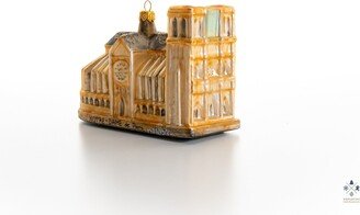 Beautiful Handmade Big Glass Notre-Dame Cathedral - Christmas Ornament, Home Decoration, Made in Polish Manufacture