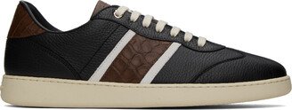 Navy & Brown Achille Sneakers