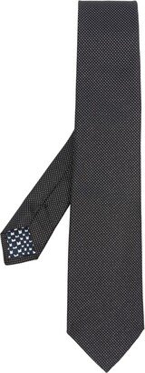 Dot-Print Pointed Tie