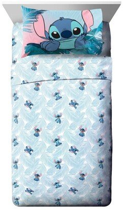 Lilo and Stitch Floral Fun Twin Sheet Set, 4 Pieces