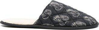 Sansindo tiger-print slippers