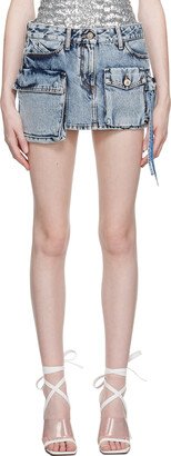 Blue Fay Denim Miniskirt