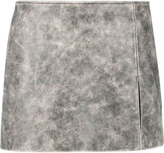 Faded Mini Skirt