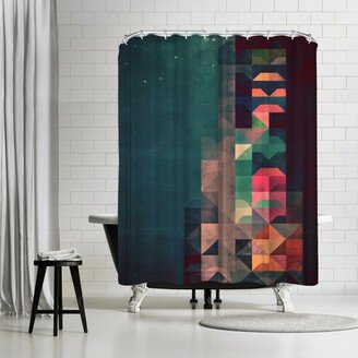 71 x 74 Shower Curtain, Byldyynngg by Spires