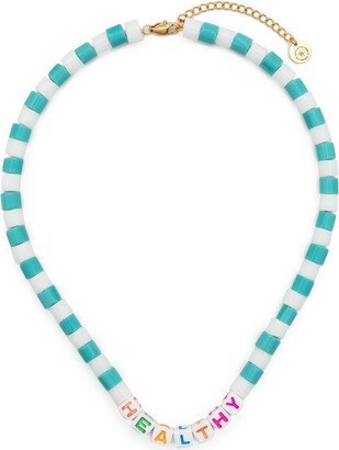 Healthy beaded necklace