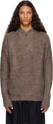 RAINMAKER KYOTO Brown V-Neck Sweater