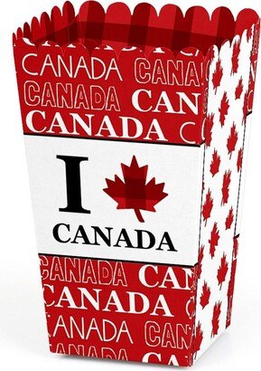 Big Dot Of Happiness Canada Day - Canadian Party Favor Popcorn Treat Boxes - Set of 12