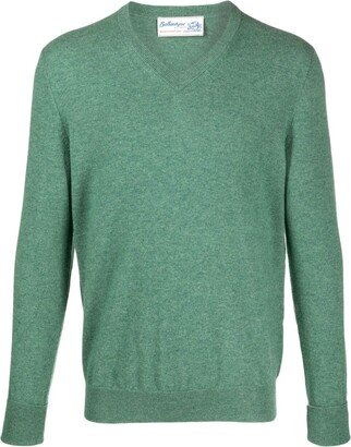 V-neck cashmere jumper-BV