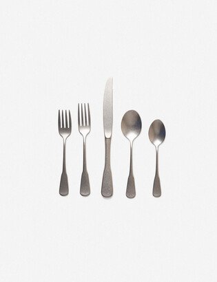 Lulu and Georgia Shelburne 5-Piece Flatware Set, Stainless Steel by Farmhouse Pottery