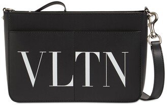 VLTN printed leather crossbody bag