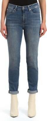 Kathleen High Waist Slim Boyfriend Jeans-AB