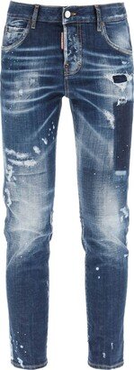 Cool Girl Cropped Jeans-AT