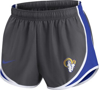 Women's Dri-FIT Logo Tempo (NFL Los Angeles Rams) Shorts in Grey