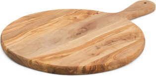 TJMAXX 15In Round Olive Wood Cutting Board