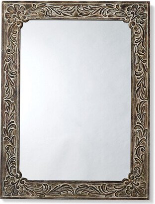 Schyler Carved Wood Mirror