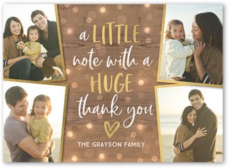 Thank You Cards: Huge Appreciation Thank You Card, Brown, 5X7, Luxe Double-Thick Cardstock, Square