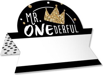 Big Dot Of Happiness 1st Birthday Little Mr. Onederful Birthday Party Table Name Place Cards 24 Ct