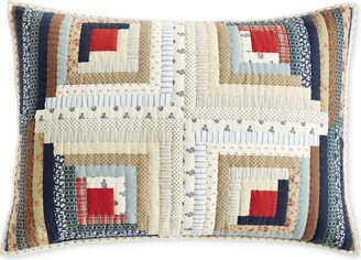 Log Cabin Artisan Cotton Sham, Standard, Created for Macy's