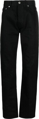 Mid-Rise Tapered-Leg Jeans-AJ