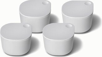 Caraway Home Dot Containers Grey Set of 4