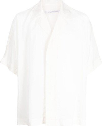 Spread-Collar Short-Sleeve Shirt