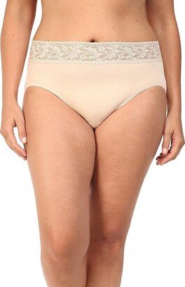 Plus Size SUPIMA(r) Cotton French Brief (Chai) Women's Underwear