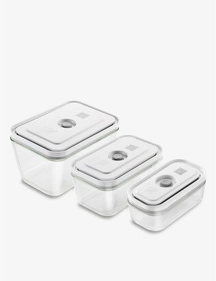 Glass Rectangular Storage box set of Three