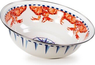 Crab House Enamelware Collection Enamelware Collection 4 Quart Serving Bowl Crab Shack