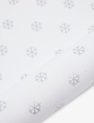 Selfridges Edit Arctic Flake Graphic-print Recycled Wrapping Paper 2m